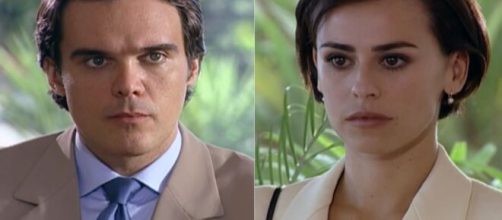 Said e Maysa em 'O Clone' (Fotomontagem/Reprodução/TV Globo)