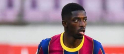 Dembélé, centrocampista del Barcellona.