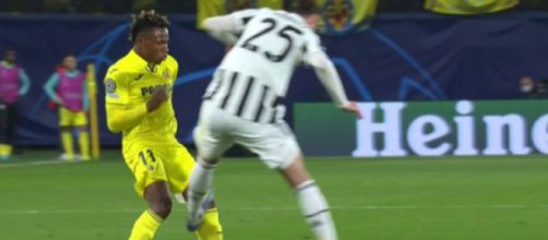 L'horrible faute d'Adrien Rabiot contre Villareal scandalise la toile (capture YouTube)