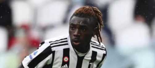 Moise Kean, giocatore della Juventus.