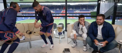 Mbappé et Hakimi réunis sur la chaine Twitch de Gotaga. (crédit Gotaga TV)