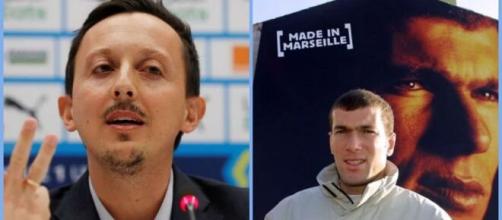 OM : 'Tout Marseille doit en être fier', Longoria drague Zidane et Macron (captures YouTube)