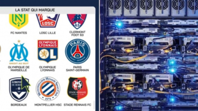 Le classement final de la Ligue 1 déjà connu selon un ordinateur. (crédit montage Twitter)