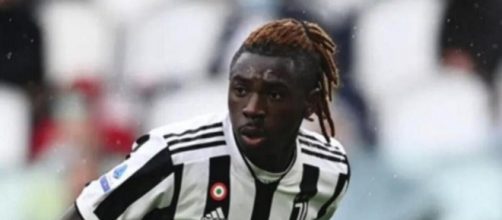 Moise Kean, giocatore della Juventus.