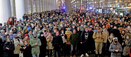 Proteste in Russia contro lo scoppio della guerra in Ucraina