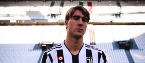 Dusan Vlahovic, giocatore della Juventus.