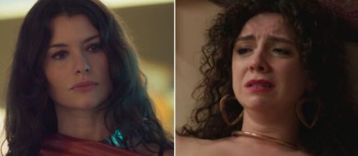 Bárbara e Stephany em 'Um Lugar ao Sol' (Fotomontagem/Reprodução/TV Globo)