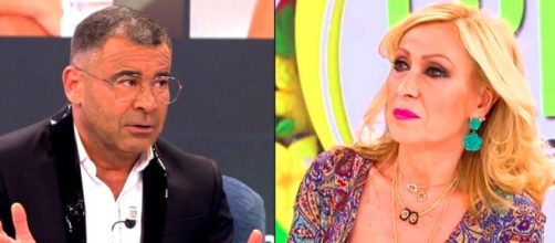 Jorge Javier se ha disculpado con Rosa Benito por colocarle el mote de 'la viuda de Rocío Jurado' (Collage/Telecinco)