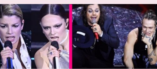 Sanremo, quarta serata: Emma omaggia Britney Spears, Irama duetta con Gianluca Grignani