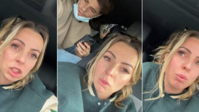 En larmes, Hillary raconte comment elle s'est fait suspendre son permis de conduire à 5 heures de Lille. Source : Snapchat