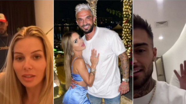 Manon et Julien Tanti en guerre avec Laura et Nikola Lozina, Jessica Thivenin et Thibault choisissent leur camp. Source : Snapchat.