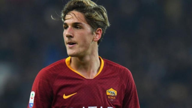 Niccol&ograve; Zaniolo, centrocampista della Roma.