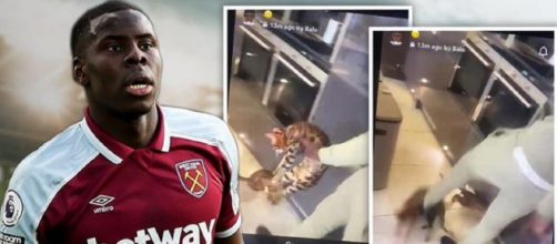 Kurt Zouma frappe son chat et risque des sanctions par son club (capture YouTube)