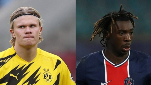 Haaland et Kean au PSG l'année prochaine ? Source : Google