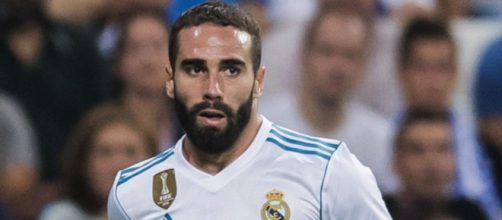 Carvajal, terzino spagnolo del Real Madrid.