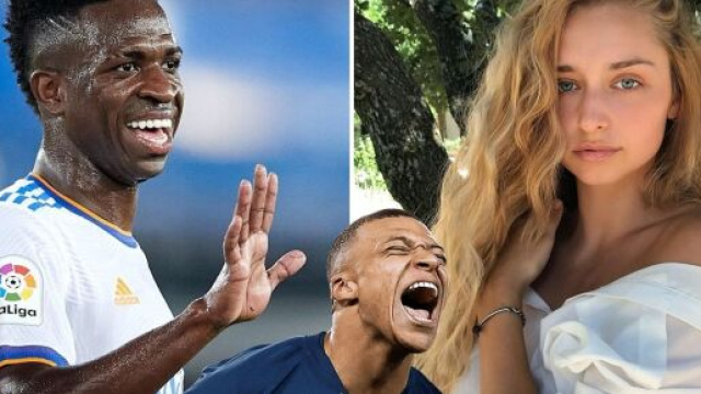 Kylian Mbappé et Emma Smet seraient en couple selon une partie de la presse people. (crédit montage Instagram)