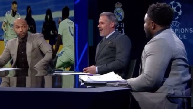 Thierry Henry surpris par l'analyse de Richards sur Thierry Henry. (crédit capture CBS Sports)