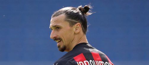 In foto Zlatan Ibrahimovic, attaccante del Milan.