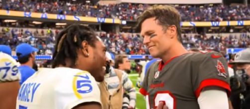 Ramsey looks up to Brady as the GOAT (Image source: Los Angeles Rams/YouTube)