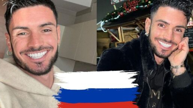 La réaction de Rémy Cabella quand on lui parle du logo de la Russie (captures YouTube)