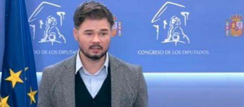 Gabriel Rufián criticó las reuniones del entorno de Puigdemont con autoridades de Rusia (Instagram/@gabrielrufian)