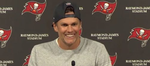 The Buccaneers still own Brady's rights (Image Credit: Tampa Bay Buccaneers/YouTube)