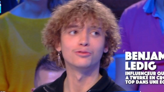 Benjamin Ledig sur TPMP, émission présentée par Cyril Hanouna. il se fait incendier par Rémy Cabella sur Twitter