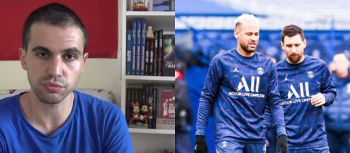 Romain Molina a balancé du lourd sur le PSG. (crédit montage Twitter)
