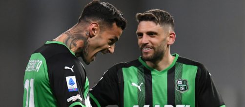 Berardi e Scamacca, attaccanti del Sassuolo.