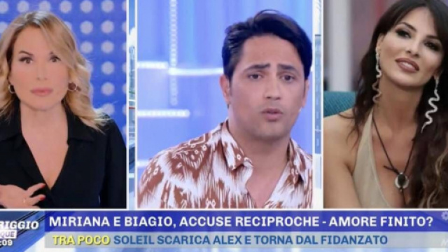 Biagio D'Anelli attacca Miriana Trevisan a Pomeriggio 5: 'Ha mentito, ho le prove'.