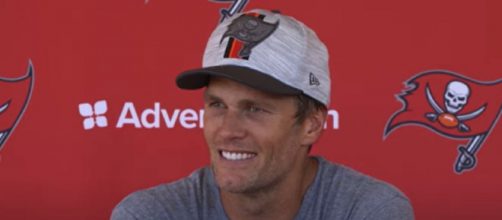 Brady led the Bucs to a Super Bowl win (Image source: Tampa Bay Buccaneers/YouTube)