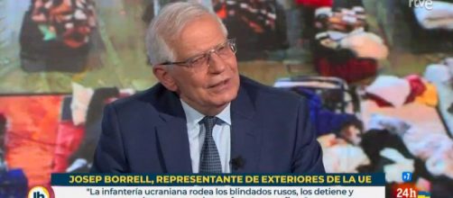 Josep Borrell ha recordado los errores de la UE en la anexión de Crimea (Captura de pantalla de RTVE)
