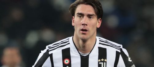 Dusan Vlahovic, attaccante della Juventus.