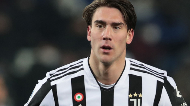 Dusan Vlahovic, attaccante della Juventus.
