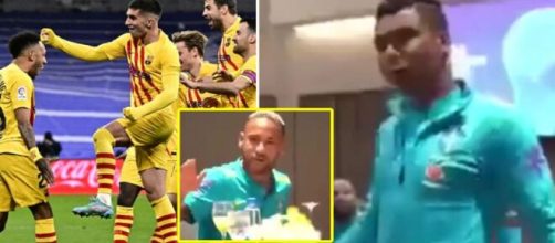 Neymar se moque de Casemiro à propos de la raclée lors du Clasico (captures YouTube)