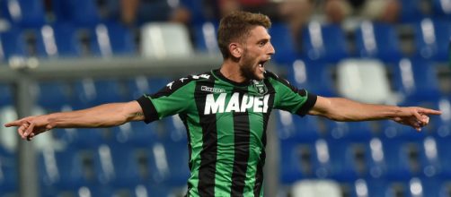 L'attaccante del Sassuolo Domenico Berardi.