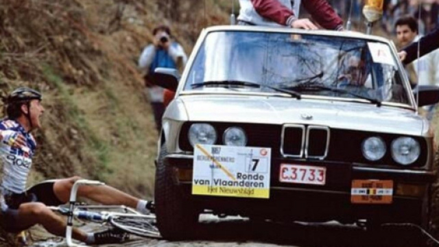 L'incidente di Jesper Skibby al Giro delle Fiandre 1987