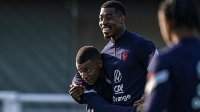 Photo Instagram compte officiel Kimpembe x Kylian Mbappé