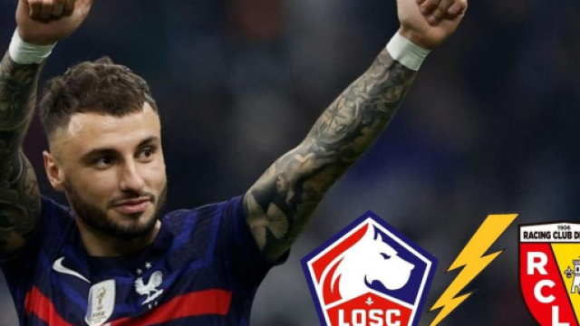 Une affiche de Jonathan Clauss proche du Stade Pierre Mauroy de Lille a été taguée (capture YouTube)
