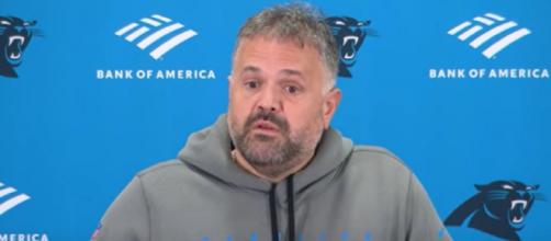 Rhule is 0-4 against Brady in the past two seasons (Image source: Carolina Panthers/YouTube)