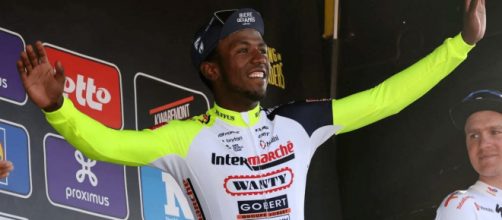 Ciclismo: Biniam Girmay, vincitore della Gand Wevelgem.