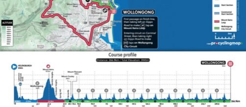 Ciclismo, mondiali Wollongong 2022: nel percorso quasi 4mila metri di dislivello totale.