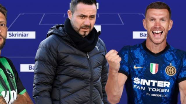 La nuova Inter di De Zerbi con Berardi.