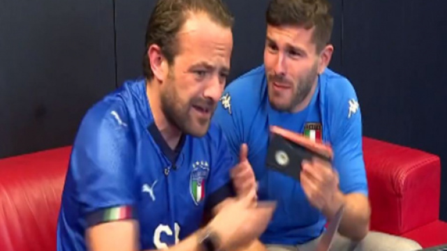 Pierre Antoine Damecour supporter de l'Italie. Source : Capture Twitter