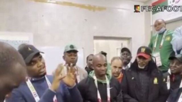 Samuel Eto'o a mis la pression à ses troupes avant la Coupe du monde au Qatar. (crédit Twitter)