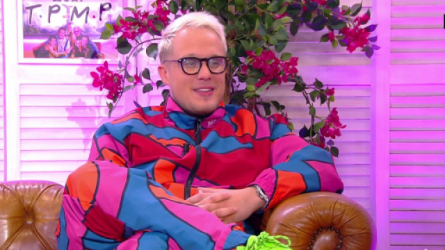 Guillaume Genton sur le plateau du before de TPMP, émission présentée par Cyril Hanouna, source : capture d’écran C8.