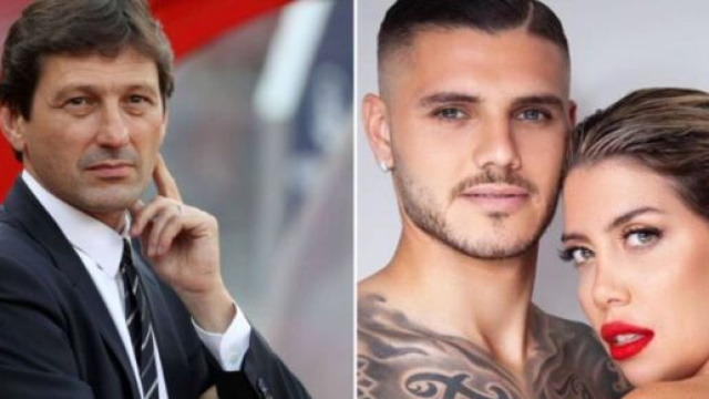 Leonardo et le couple Mauro Icardi-Wanda Nara.