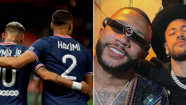 Les stars du PSG et Memphis réunis à la Fashion Week. (crédit Instagram)