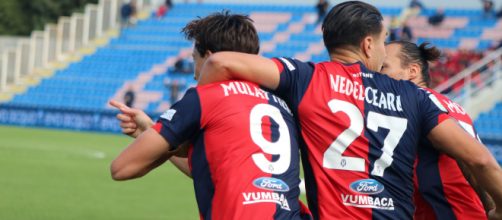 Crotone in campo contro l'Alessandria.