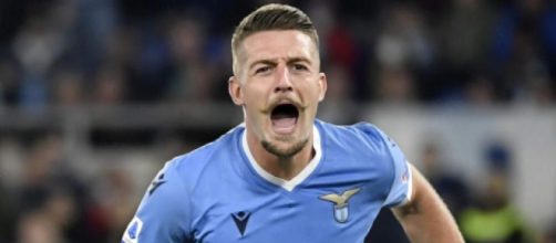 Sergej Milinkovic Savic, centrocampista della Lazio.